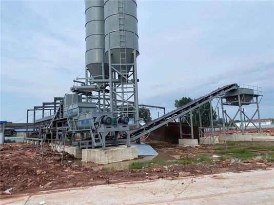 качество  180KW Soil Cement Mixing Plant Stabilized Soil Mixing Equipment High Accurate завод