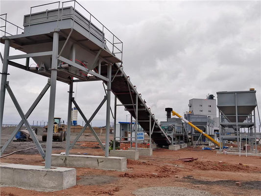 Оборудование смешивая завода 155KW цемента почвы строительства дорог неподвижное