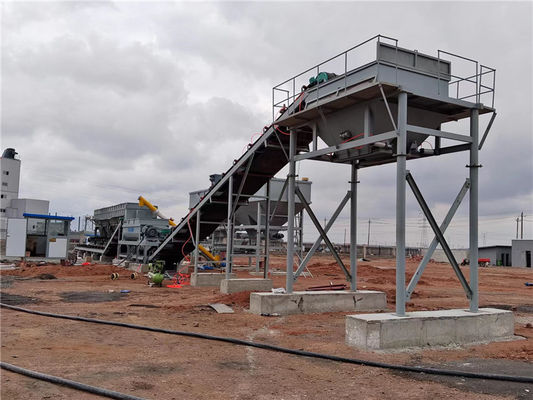Компьютеризированная измеряя высокая эффективность смешивая завода 140KW 500t/H цемента почвы