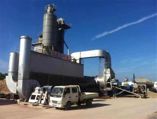 Завод 40-400t/H среднего размера неподвижного асфальта смешивая принудил прерывистый тип