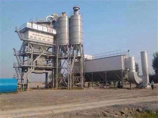 Охрана окружающей среды смешивая завода 160t/H асфальта двойного вала неподвижная